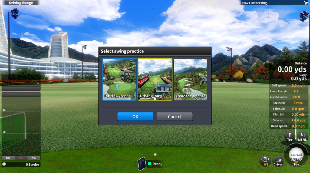 Golfzon Vision Practice Modes